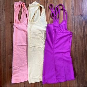 Set of three workout tops (size medium)